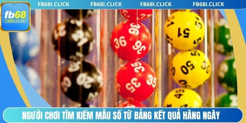 Người chơi tìm kiếm mẫu số từ bảng kết quả hàng ngày